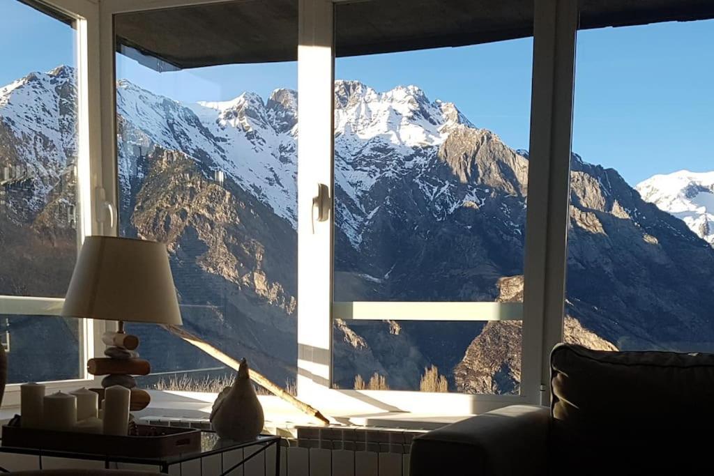 Las Mejores Vistas Del Valle. Apartmento 65M.Wifi Cerler Bagian luar foto